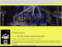 active-voices.ch Webseite Vorschau
