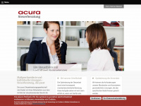 acura-stbg.de Webseite Vorschau