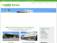 adeg-binder.at Webseite Vorschau