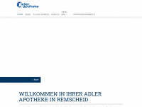 adler-apotheke-remscheid.de Webseite Vorschau