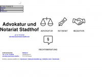 advokaturstadthof.ch Webseite Vorschau