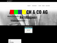 aeco.ch Webseite Vorschau