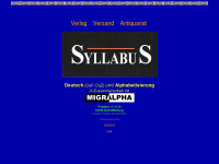 syllabus.de Webseite Vorschau