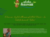 alohahawaii.at Webseite Vorschau
