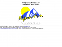 alpen-fun.at Webseite Vorschau