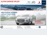 alpin-garage.ch Webseite Vorschau