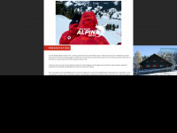 alpina-bulle.ch Webseite Vorschau