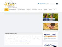 alzheimer-selbsthilfe.at Webseite Vorschau