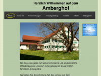 amberghof.de Webseite Vorschau