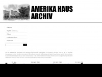 amerikahaus-archiv.de Webseite Vorschau