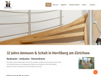 ammann-schait.ch Webseite Vorschau