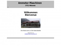 ammeter-maschinen.ch Webseite Vorschau
