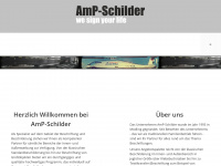amp-schilder.at Webseite Vorschau