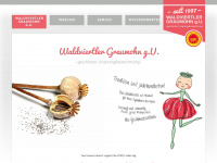 waldviertlergraumohn.at Webseite Vorschau