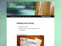 anklangundloesung.ch Webseite Vorschau