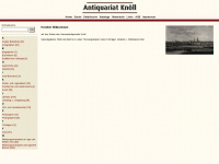 antiquariat-knoell.de Webseite Vorschau