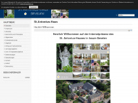 antonius-haus-sevelen.de Webseite Vorschau