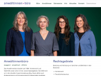 anwaeltinnenbuero.ch Webseite Vorschau