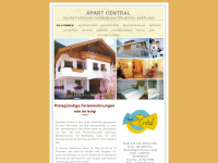 apartcentral.at Webseite Vorschau