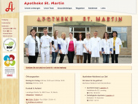 apo-st-martin.at Webseite Vorschau