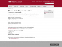 arbeitsagogik-hfp.ch Webseite Vorschau