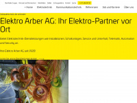arber.ch Webseite Vorschau