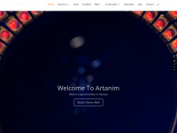 artanim.ch Webseite Vorschau
