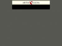 artis-causa.de Webseite Vorschau