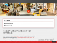 artner-artissimo.at Webseite Vorschau
