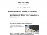 secondreality.ch Webseite Vorschau