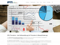 ipm-promotion.de Webseite Vorschau