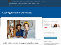 abendgymnasium-darmstadt.de Webseite Vorschau