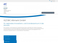 bic-altmark.de Webseite Vorschau
