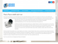paco-paco.de Webseite Vorschau