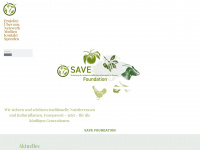save-foundation.net Webseite Vorschau