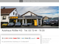autohaus-roessler.de Webseite Vorschau
