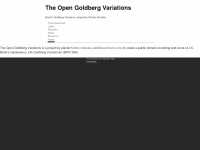 opengoldbergvariations.org Webseite Vorschau