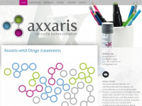 axxaris.ch Webseite Vorschau
