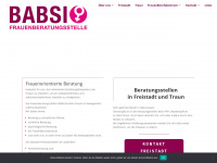 babsi-frauenberatungsstelle.at Webseite Vorschau
