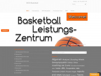basketball-leistungszentrum.de Webseite Vorschau