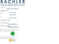bachler-papier.at Webseite Vorschau