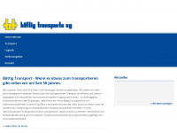 baettig-transport.ch Webseite Vorschau