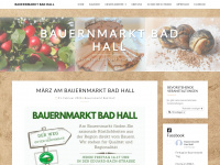 bauernmarkt-badhall.at Webseite Vorschau