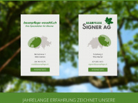 baumpflege.ch Webseite Vorschau