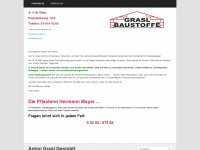 baustoffegrasl.at Webseite Vorschau