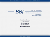 bbi-prager.de Webseite Vorschau