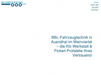 bbl-fahrzeugtechnik.at Webseite Vorschau