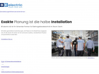 be-electric.ch Webseite Vorschau