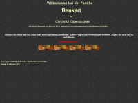 benkert.ch Webseite Vorschau