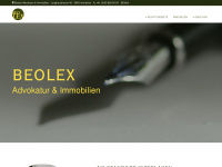 beolex.ch Webseite Vorschau